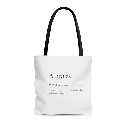 Ataraxia noun - Tote Bag