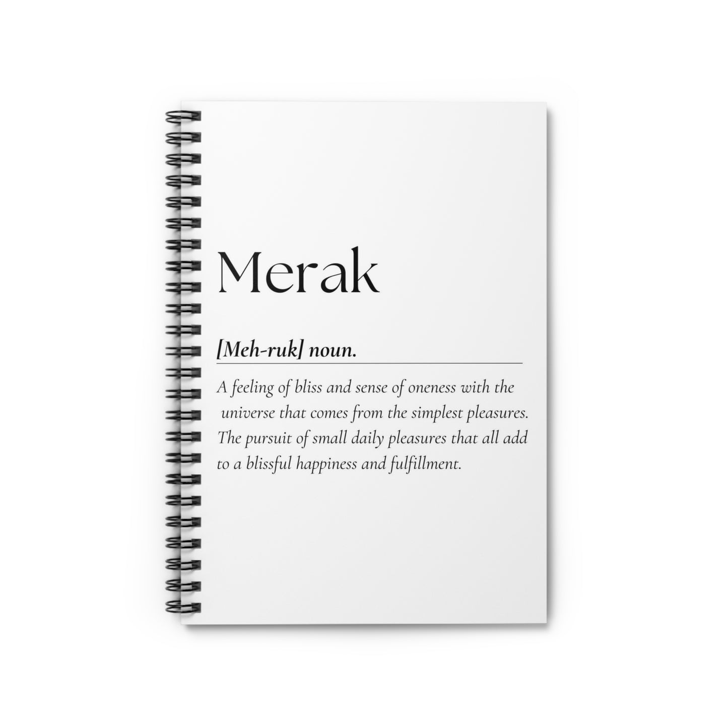 Merak - Spiral Notebook