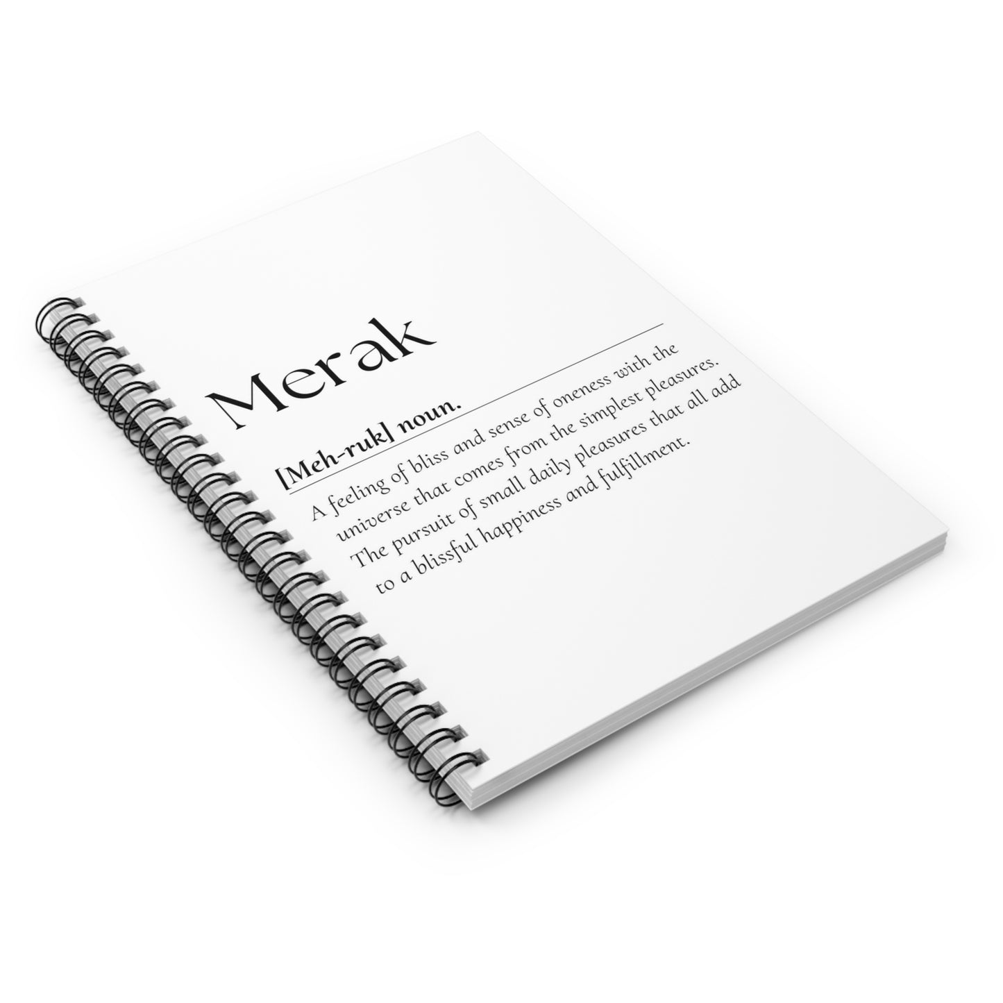 Merak - Spiral Notebook