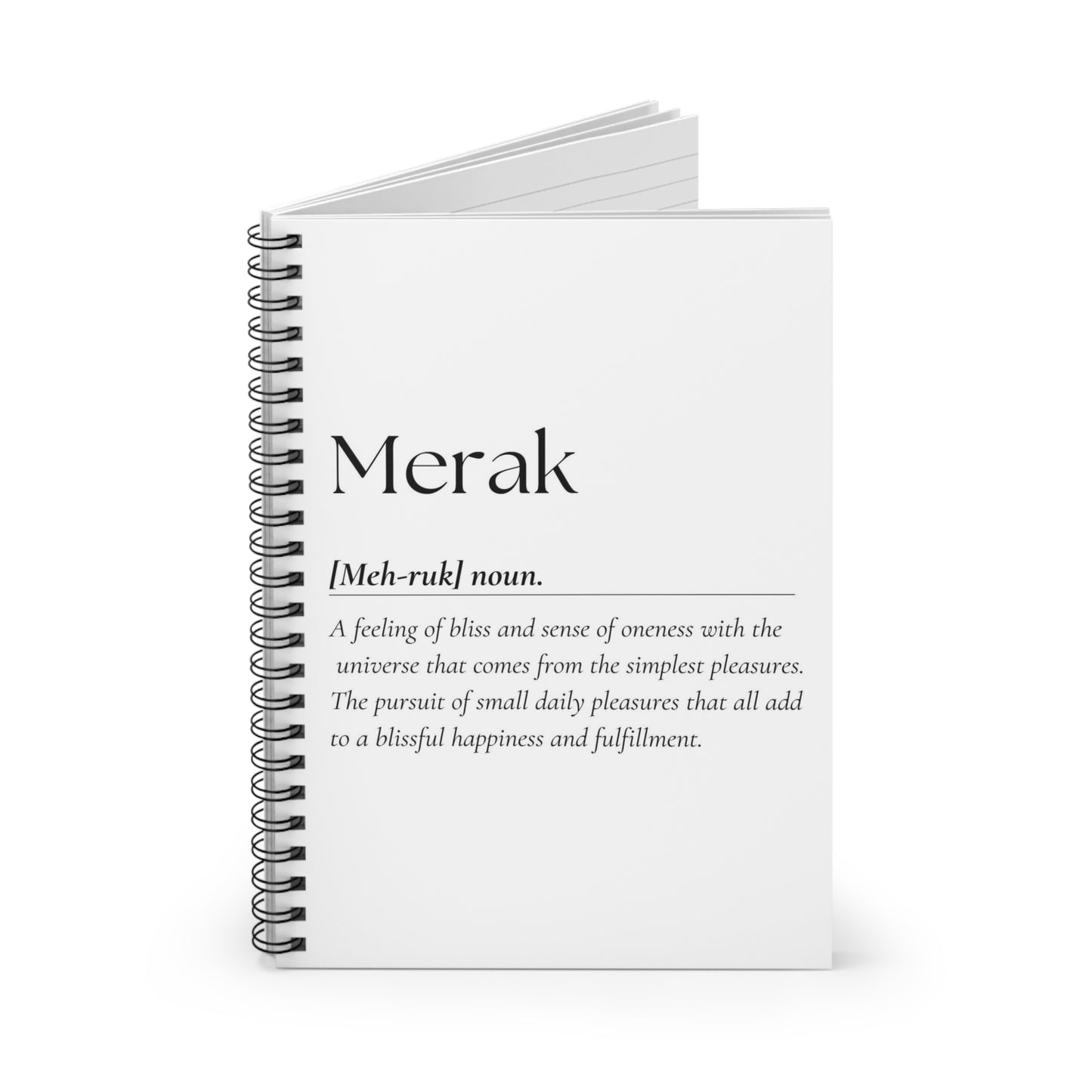 Merak - Spiral Notebook