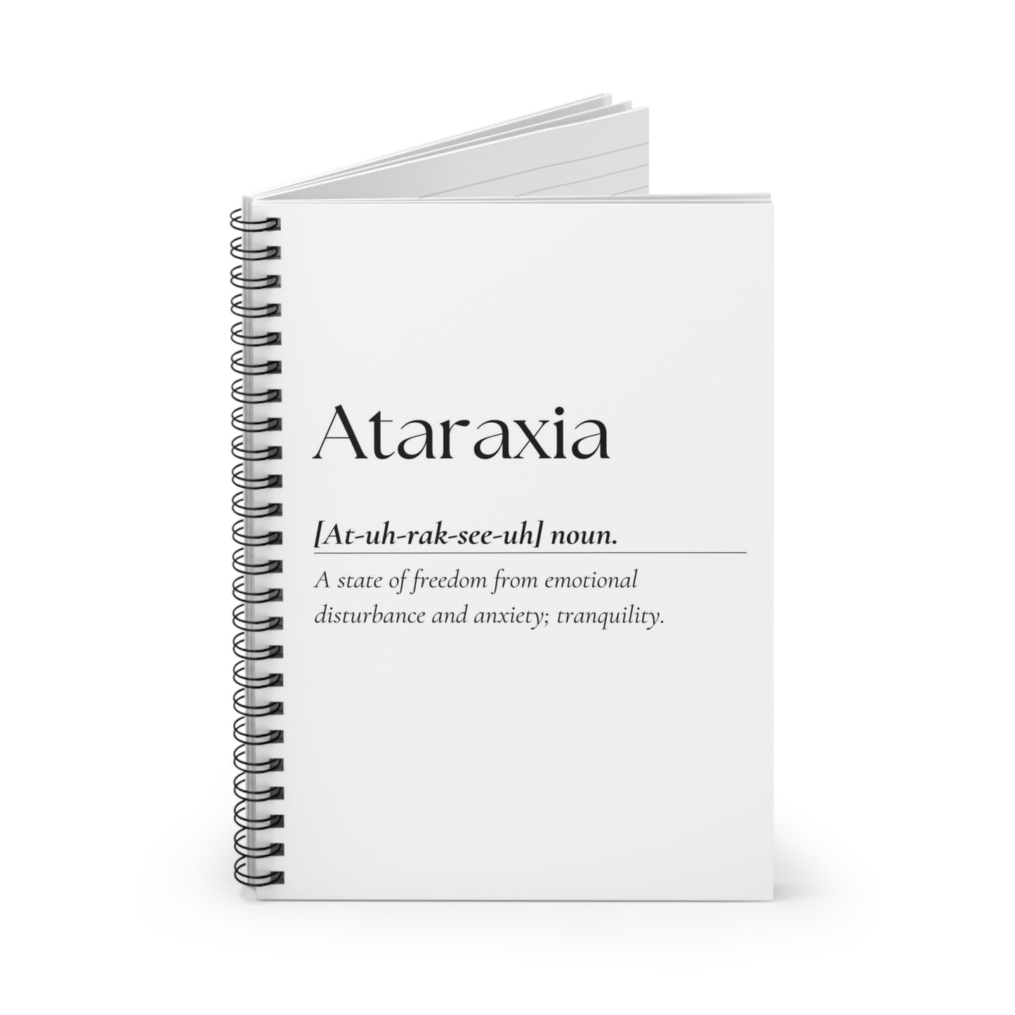 Ataraxia - Spiral Notebook